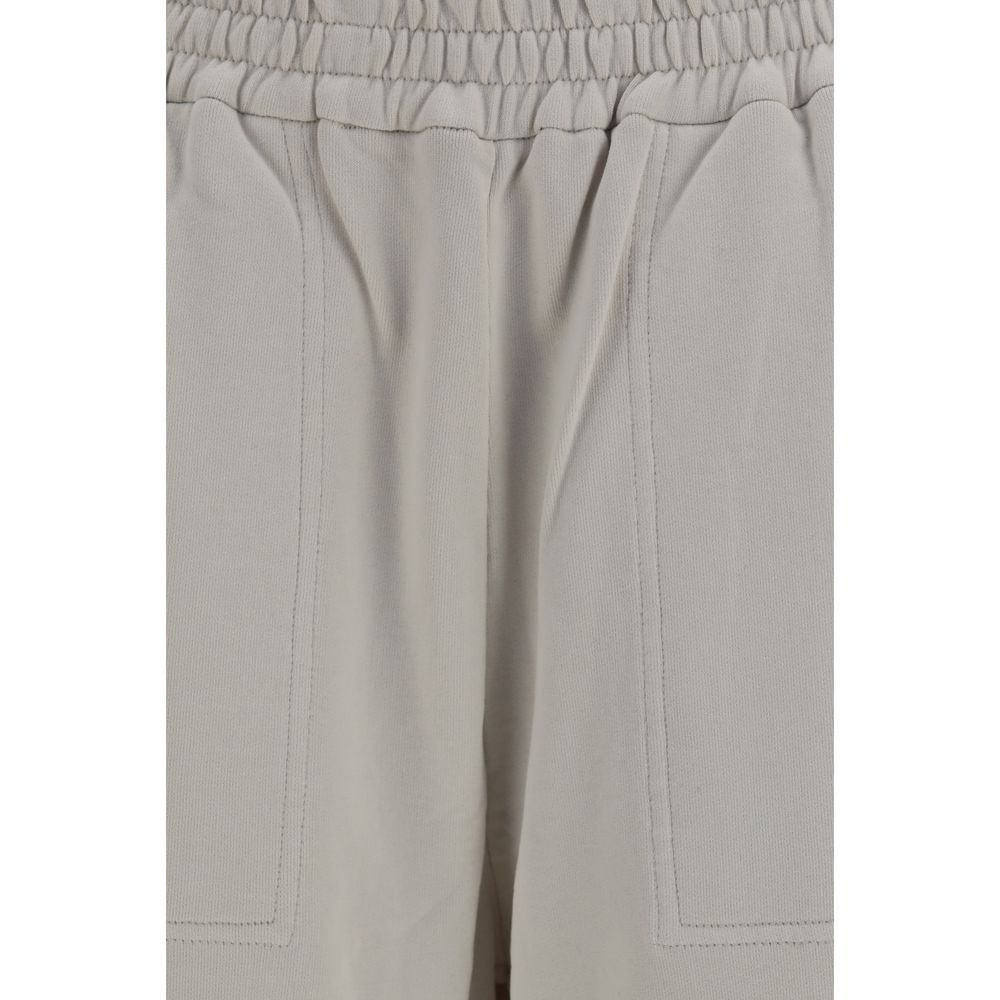 Brunello Cucinelli Beige Cotton Casual Women's Pants