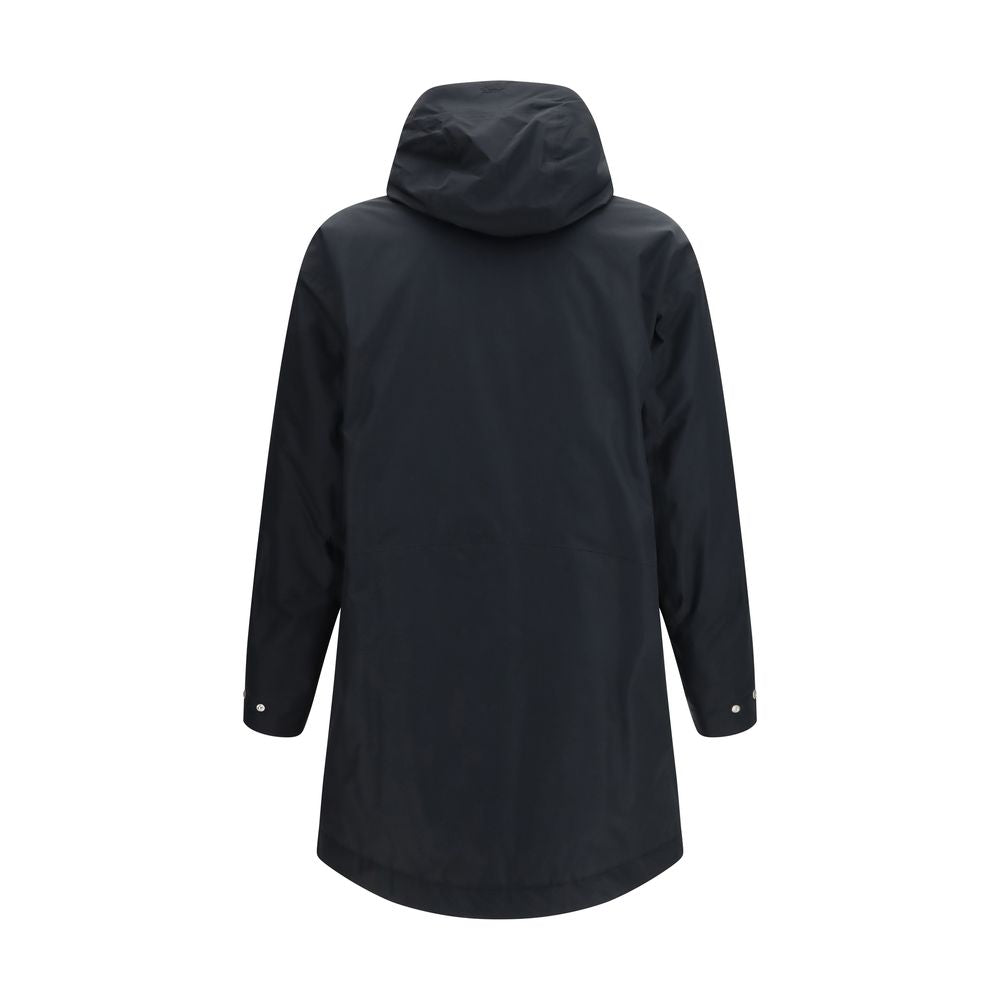 LAMINAR Black Polyester Men's Parka