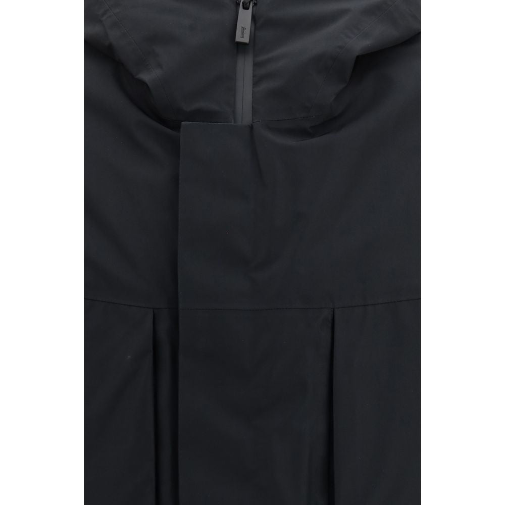 LAMINAR Black Polyester Men's Parka