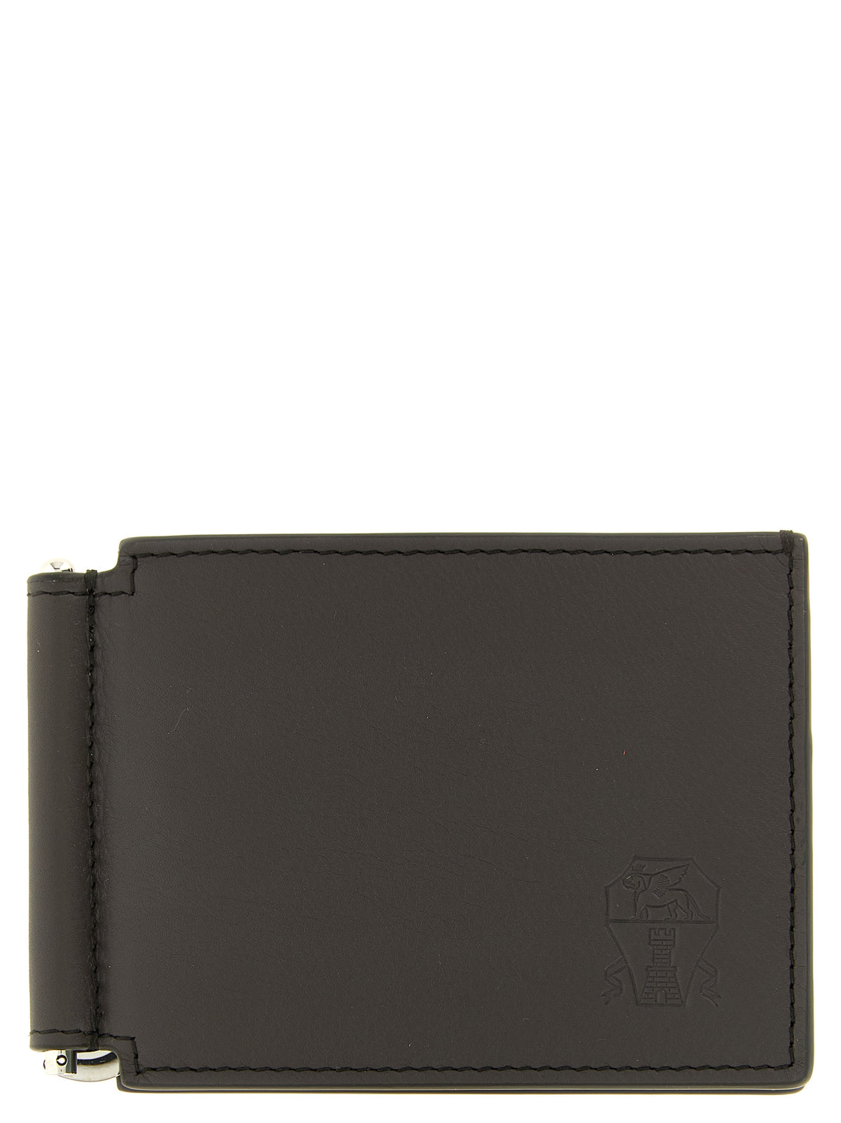 Brunello Cucinelli Brown Calfskin Money Men's Clip