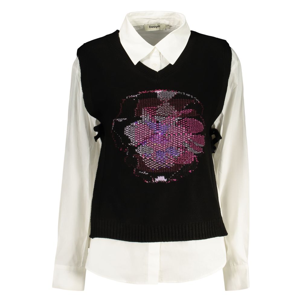 Desigual Black Cotton Women's Women's Shirt