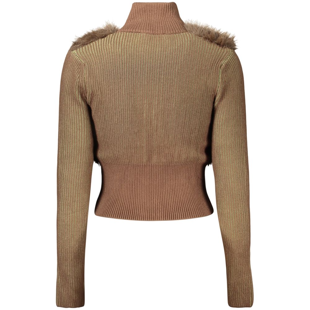 Desigual Brown Viscose Women's Women's Sweater