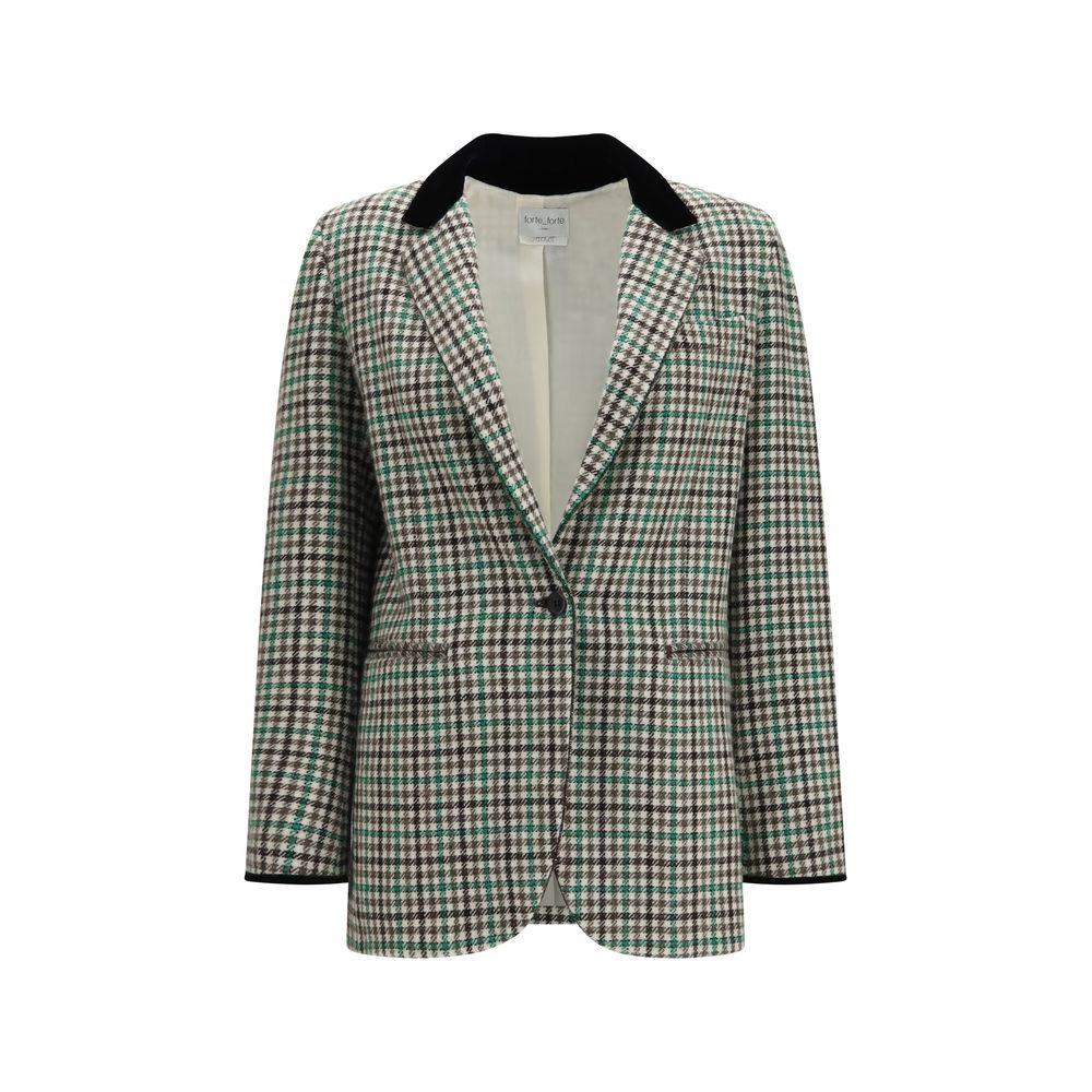 Forte_Forte Beige Wool Oves Aries Women's Jacket