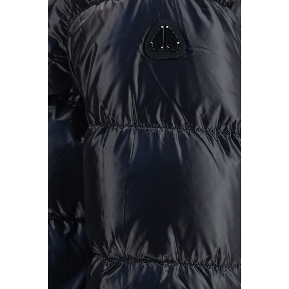 Moose Knuckles Black Nylon Full-Length Women's Jacket