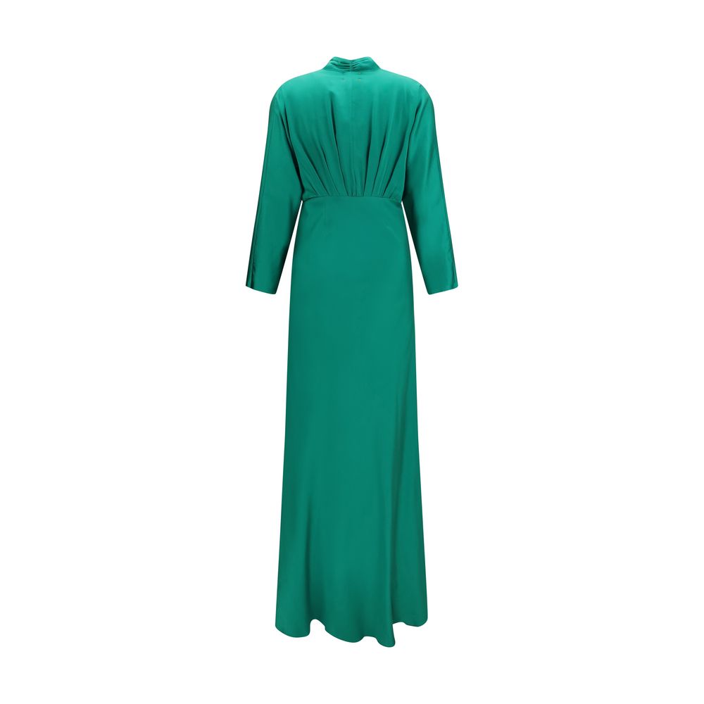 Forte_Forte Bicolor Silk Cocktail Women's Dress