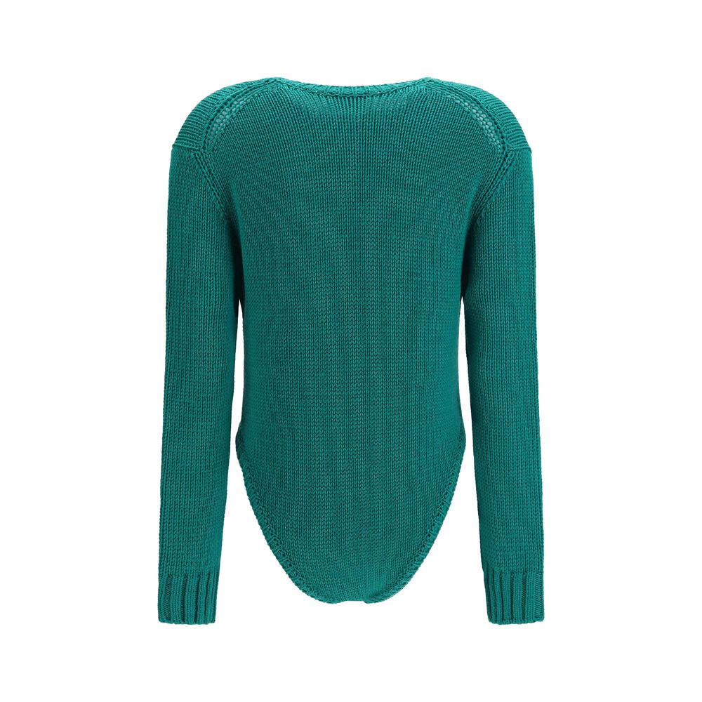 Forte_Forte Bicolor Wool Oves Aries Women's Bodysuit