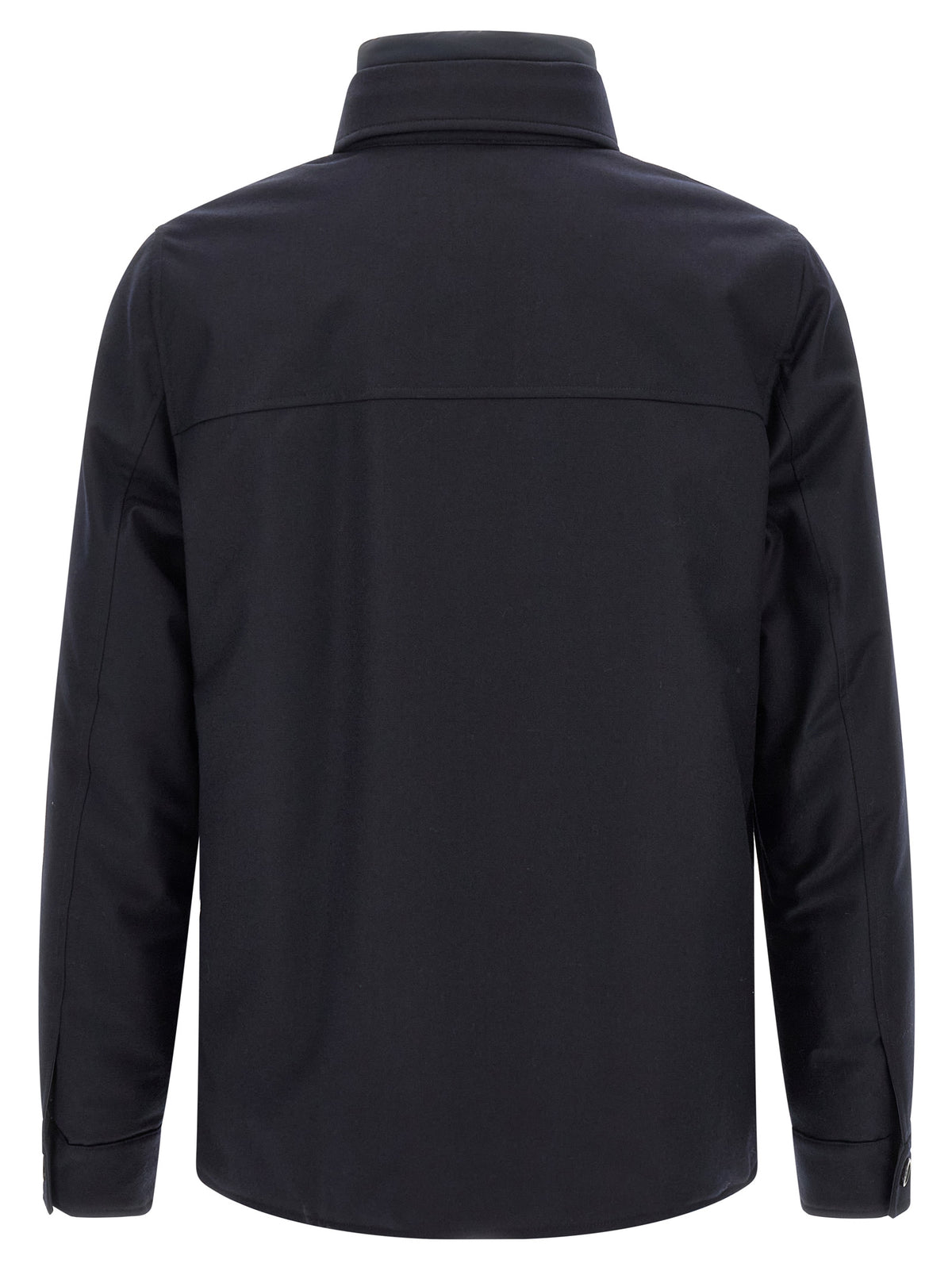 MooRER Blue Wool Full-Length Men's Jacket