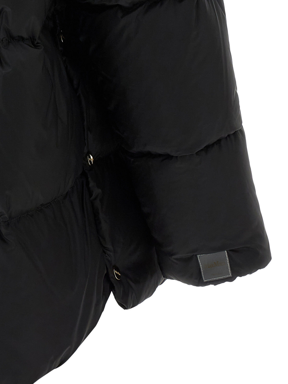 Max Mara Black Polyamide Full-Length Women's Jacket