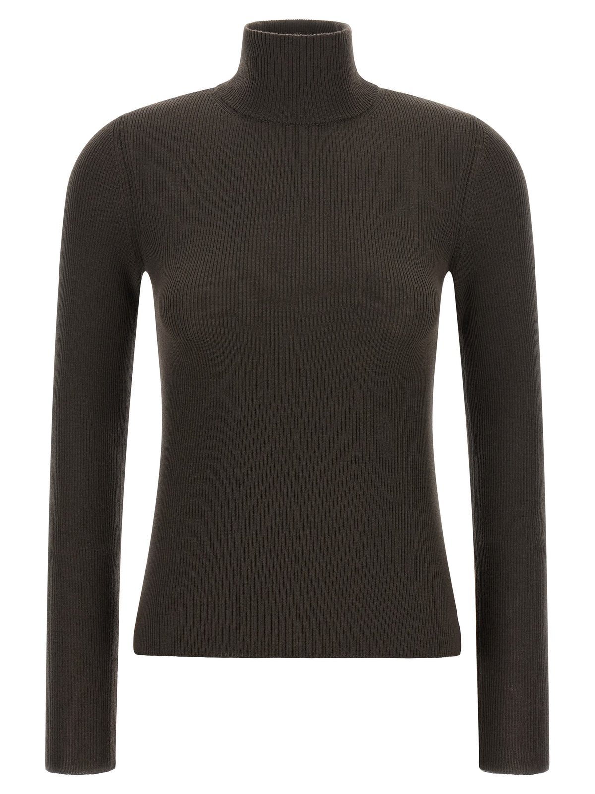 Max Mara Brown Virgin Wool Women's Cardigan