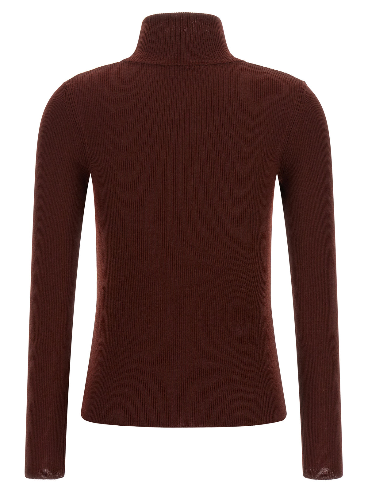 Max Mara Bordeaux Virgin Wool Women's Cardigan