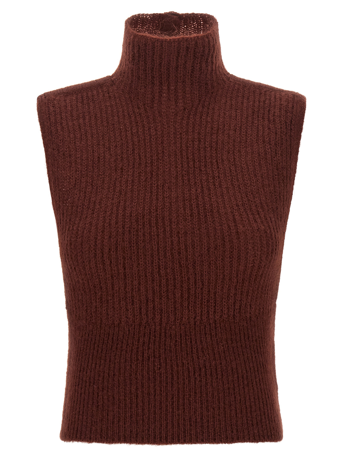 Max Mara Bordeaux Wool Women's Cardigan