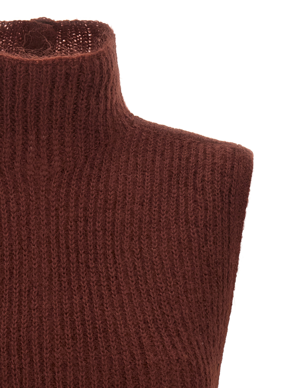 Max Mara Bordeaux Wool Women's Cardigan
