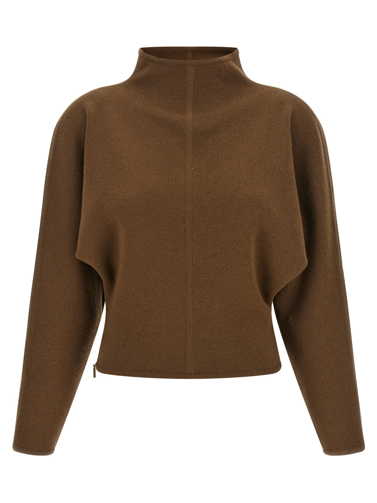 Max Mara Brown Virgin Wool Women's Cardigan