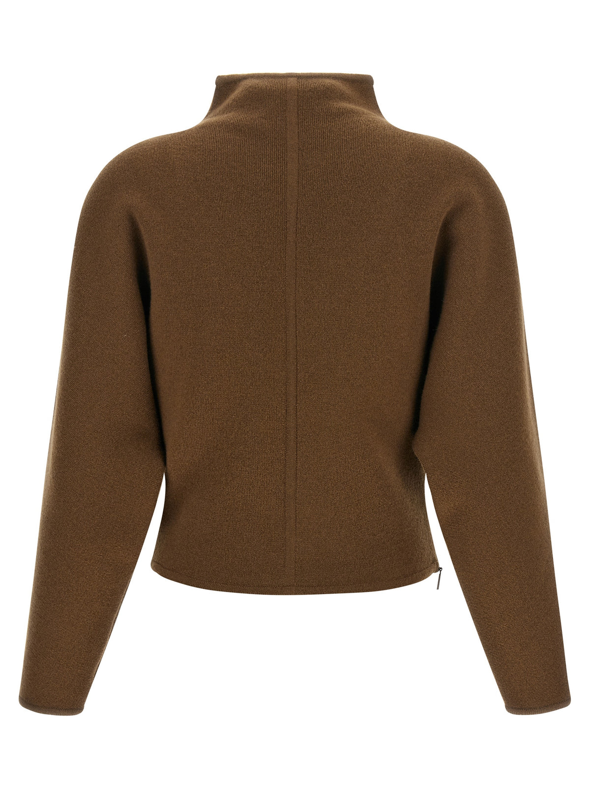 Max Mara Brown Virgin Wool Women's Cardigan