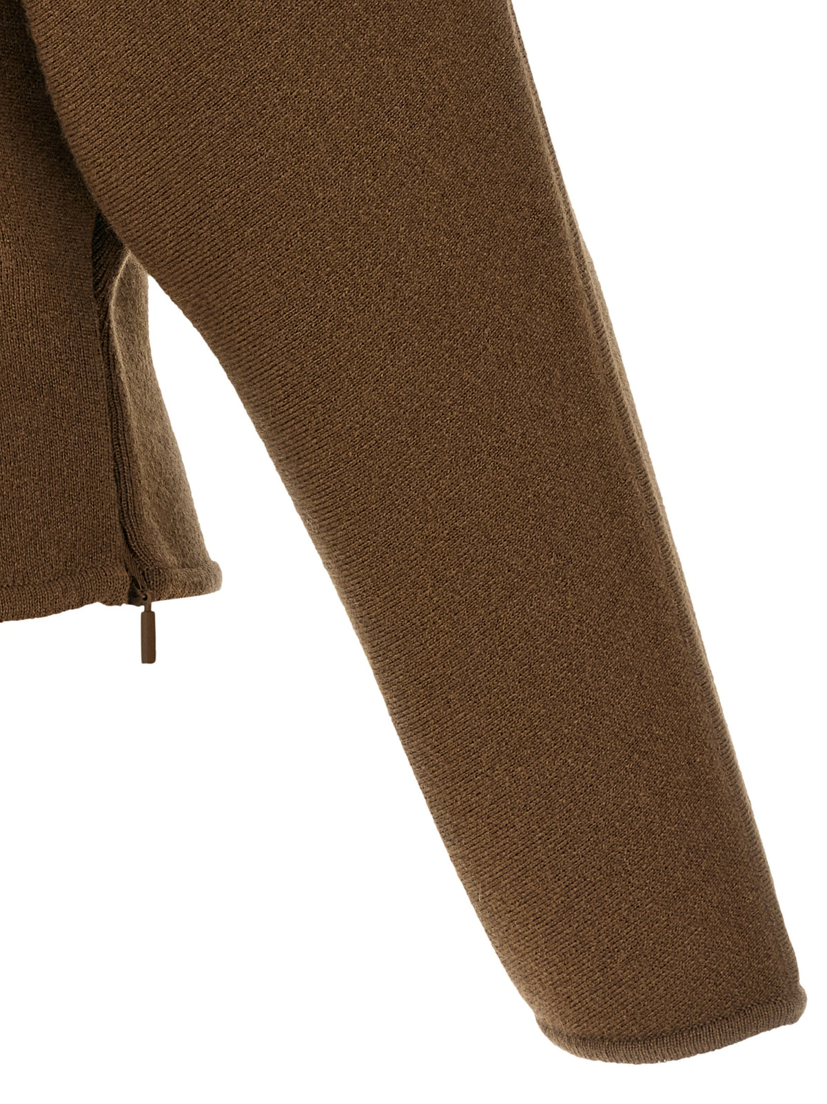 Max Mara Brown Virgin Wool Women's Cardigan