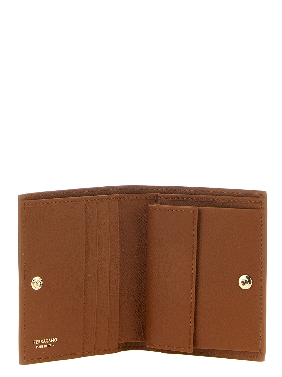 Ferragamo Brown Calfskin Women's Cardholder