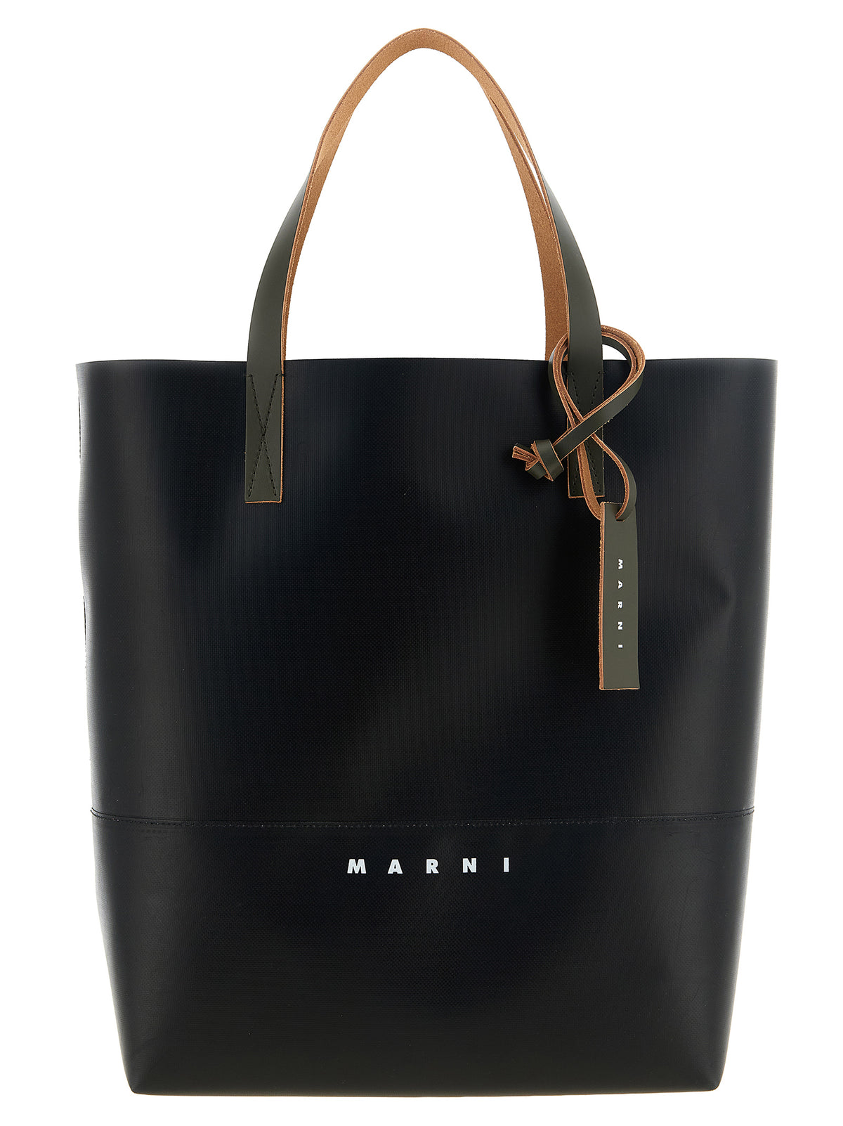 Marni Black Polyester Tote Men's Bag