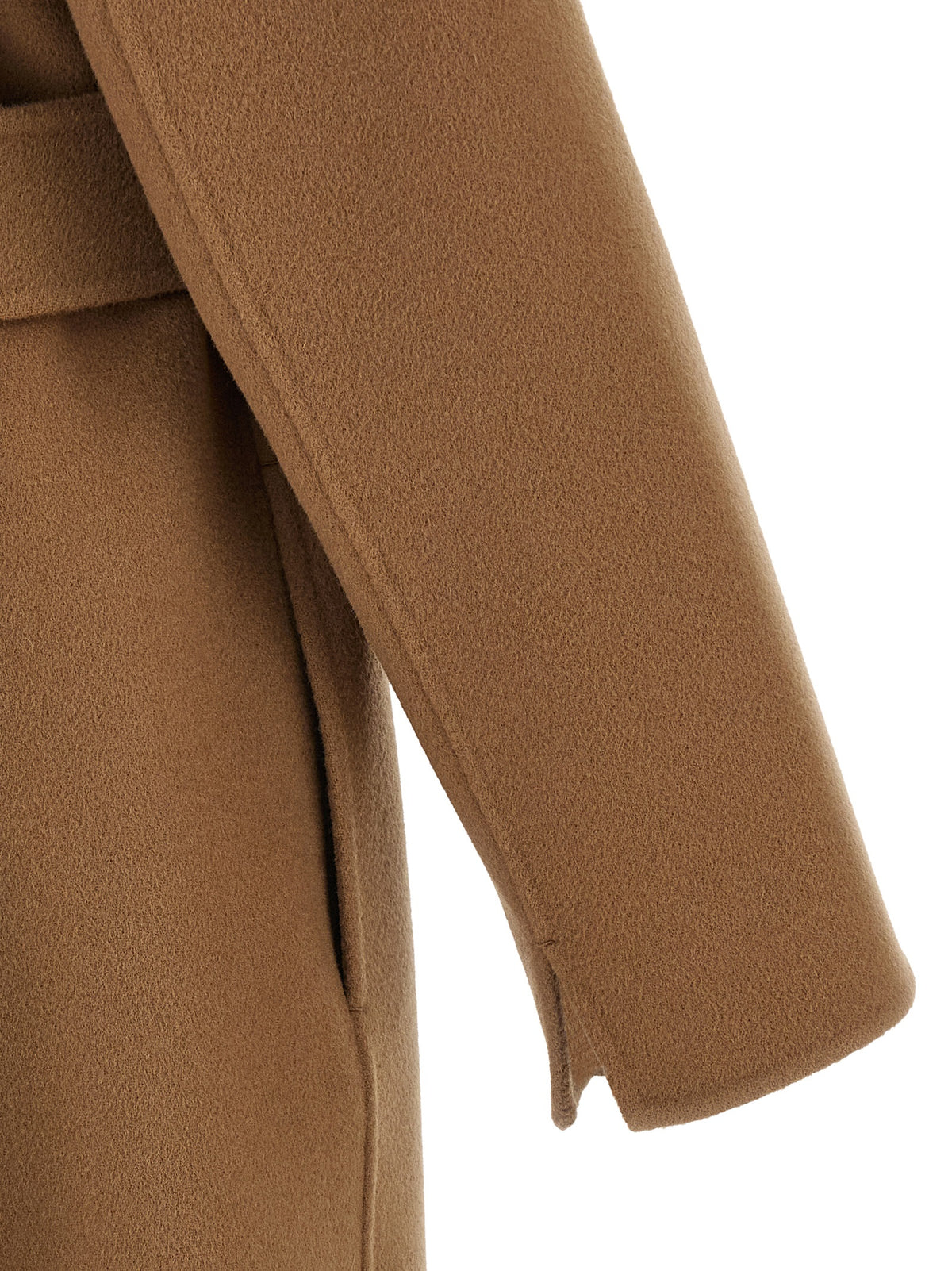 'S Max Mara Beige Wool Women's Coat