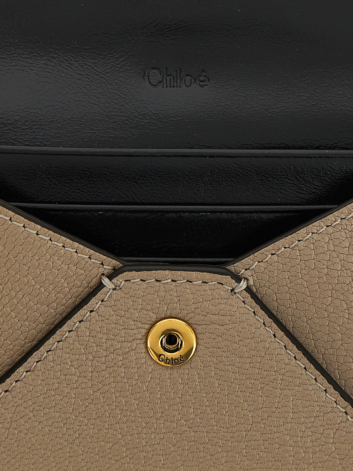 Chloé Beige Goatskin Women's Cardholder