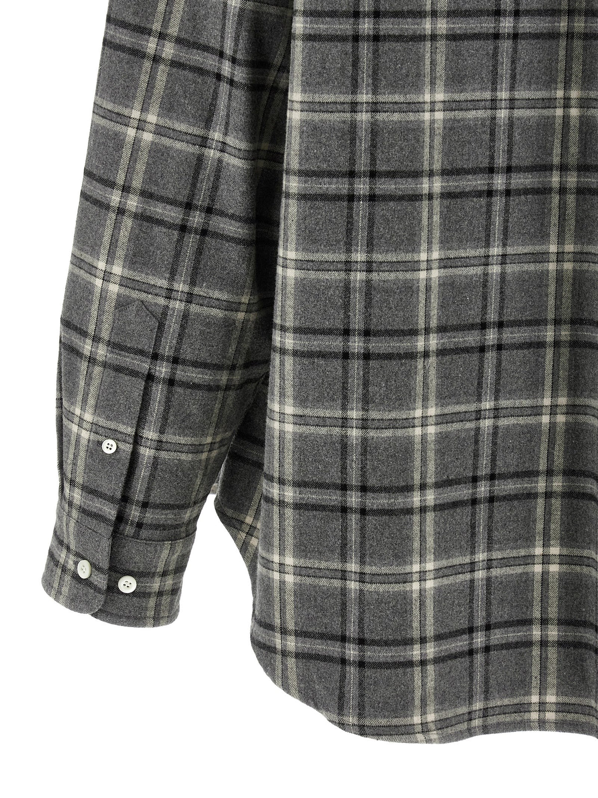 Miu Miu Gray Cotton Women's Blouse