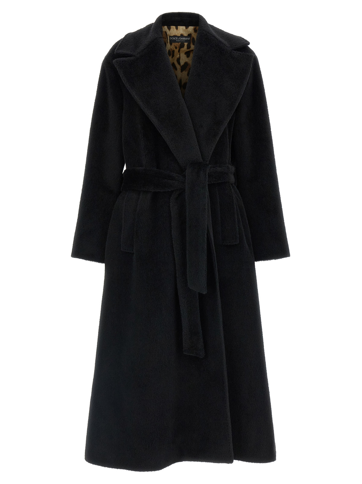 Dolce & Gabbana Black Wool Women's Coat