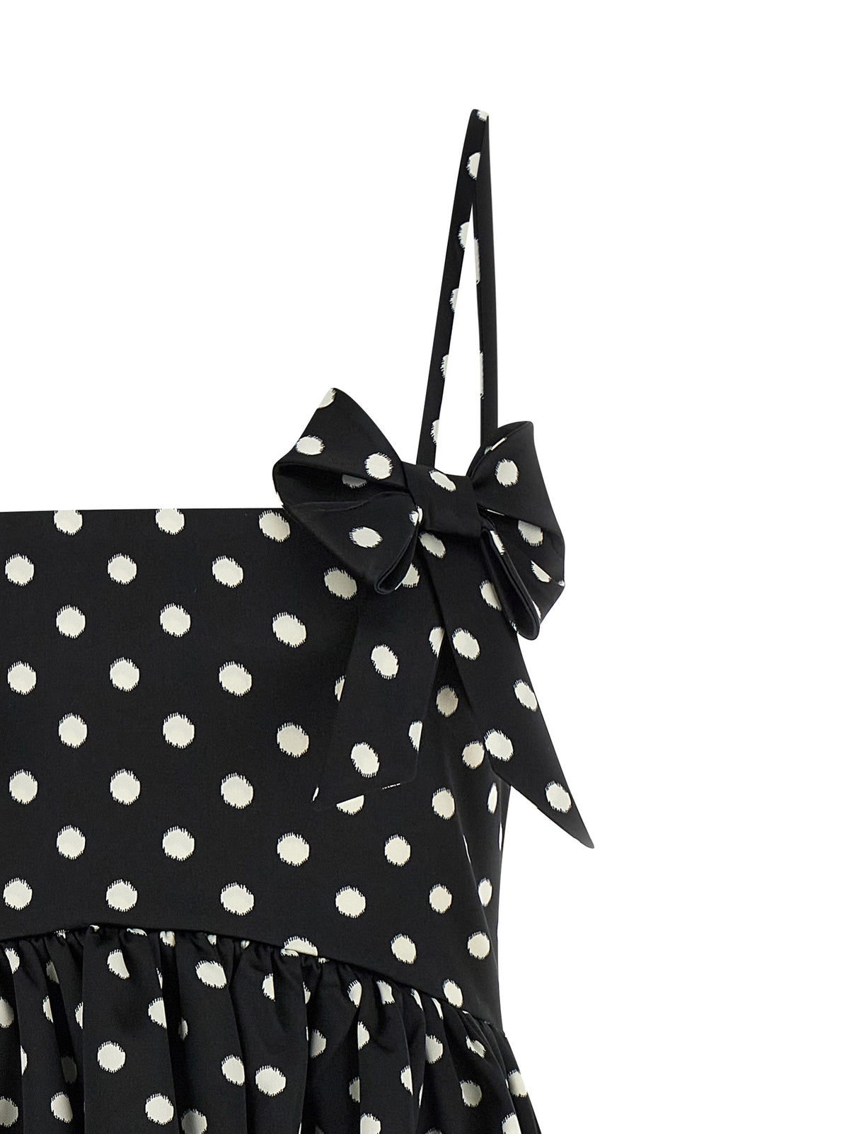 Ganni Black Polyester Short Women's Dress