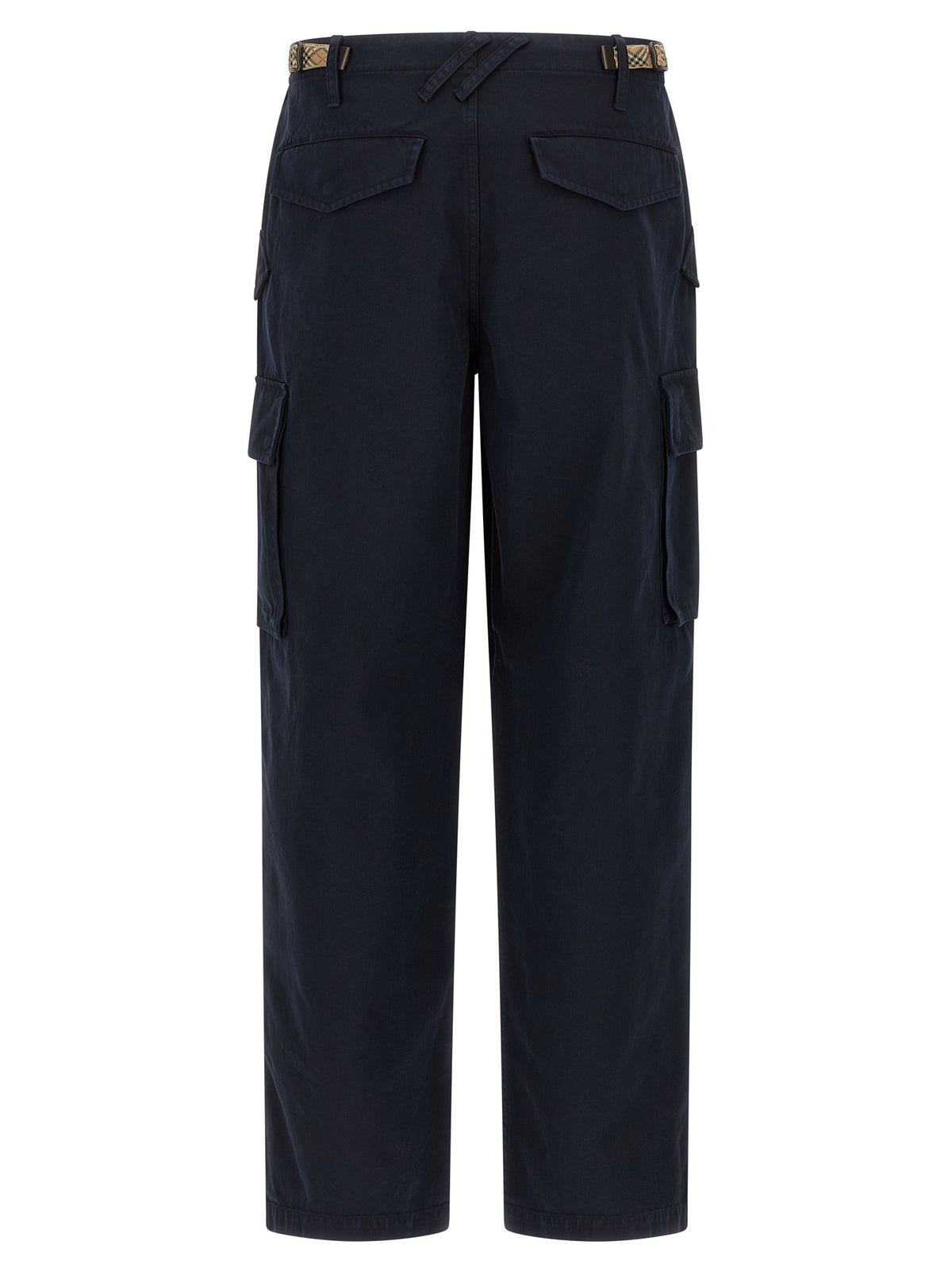 Burberry Blue Cotton Cargo Men's Pants