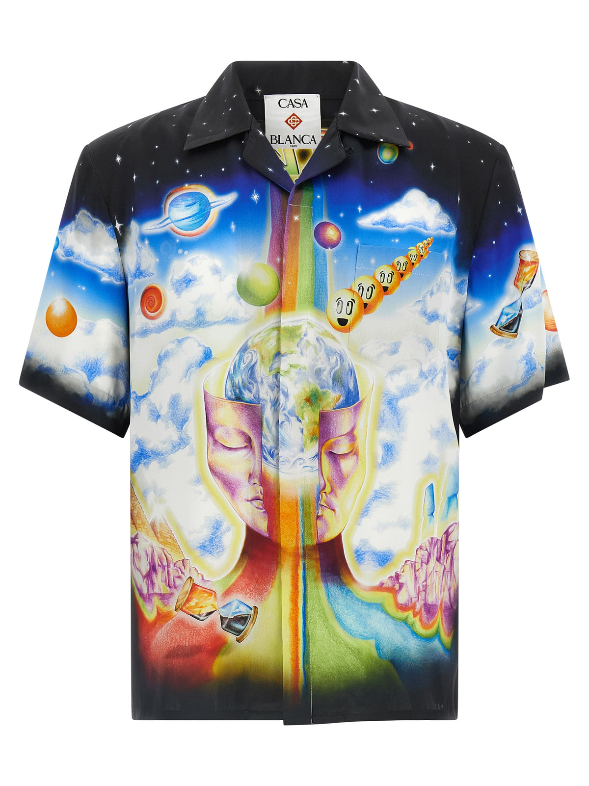 Casablanca Multicolor Silk Men's Blouse