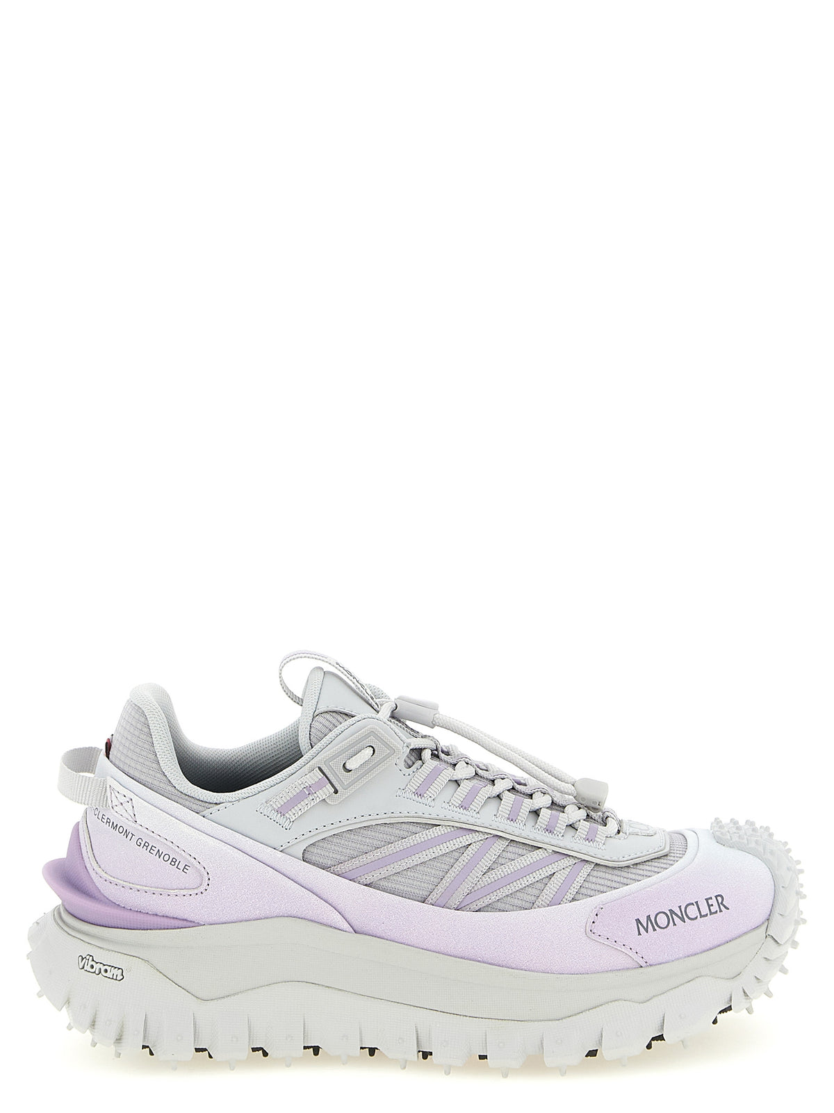 Moncler Purple Polyester Athletic Women's Sneakers