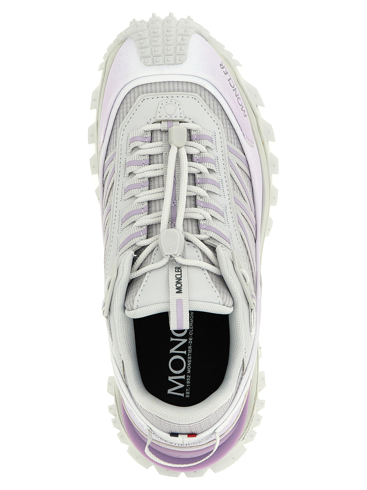 Moncler Purple Polyester Athletic Women's Sneakers