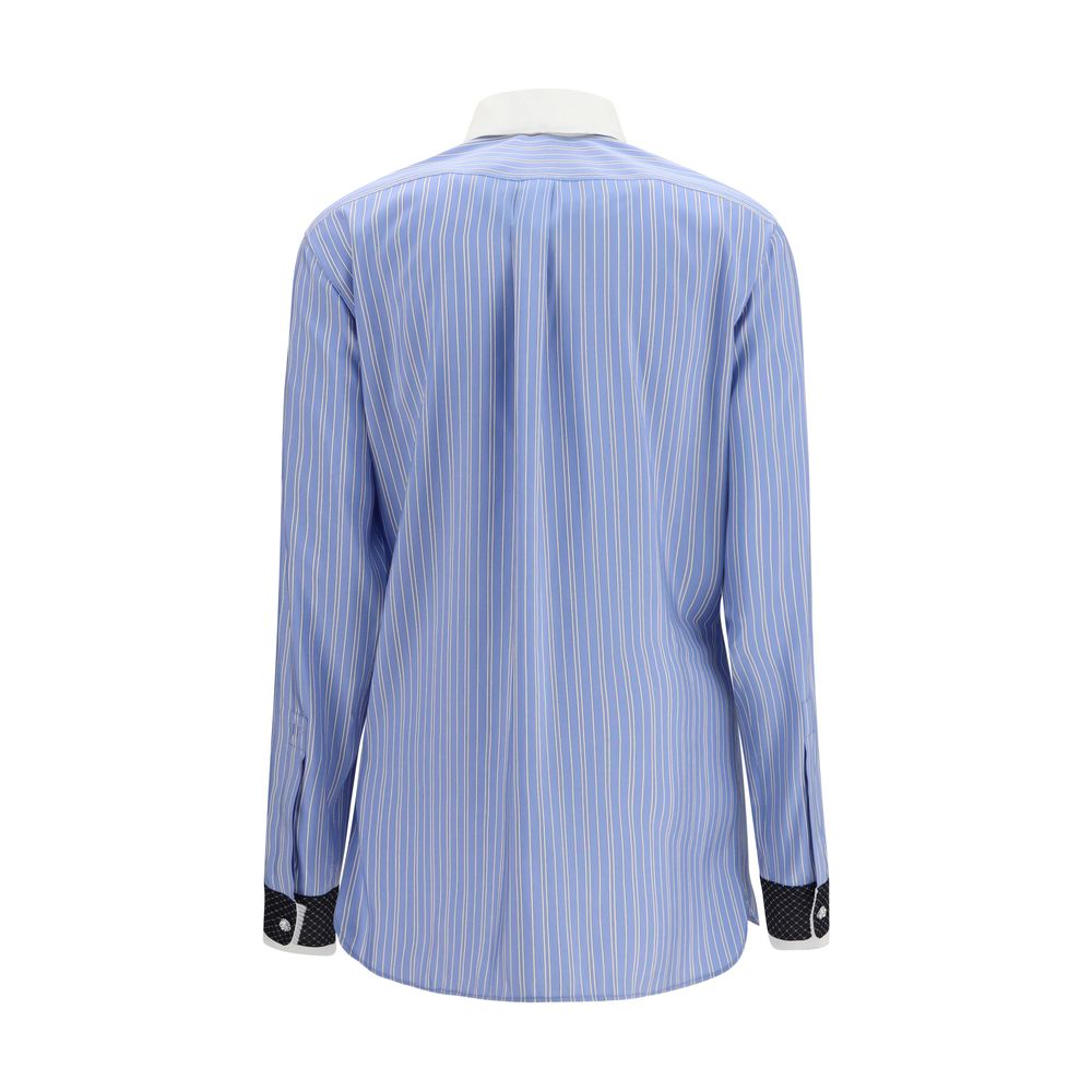 Tom Ford Blue Silk Dress Women's Shirt