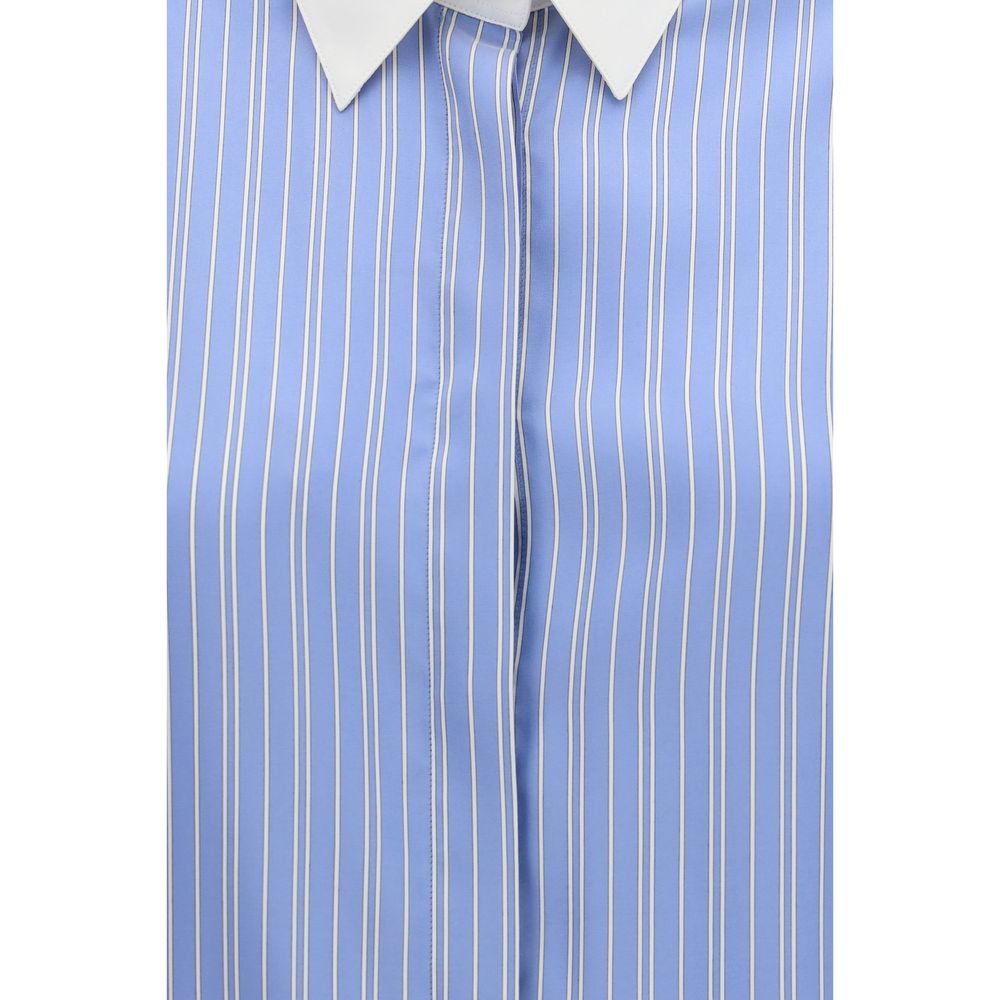 Tom Ford Blue Silk Dress Women's Shirt