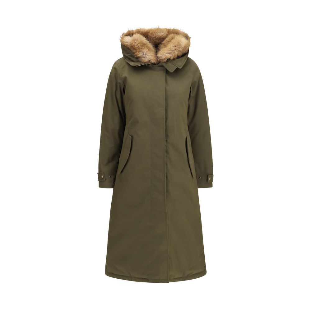 Woolrich Bicolor Cotton Women's Coat