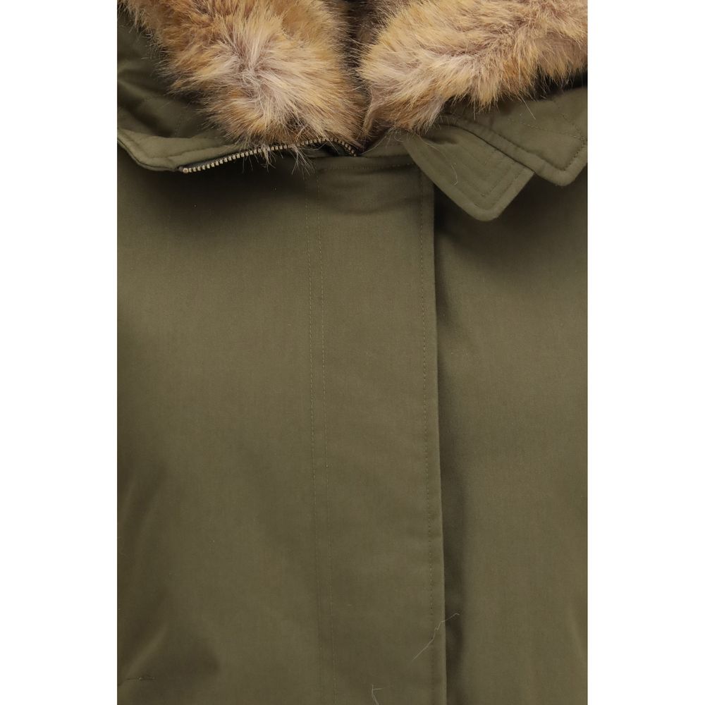 Woolrich Bicolor Cotton Women's Coat