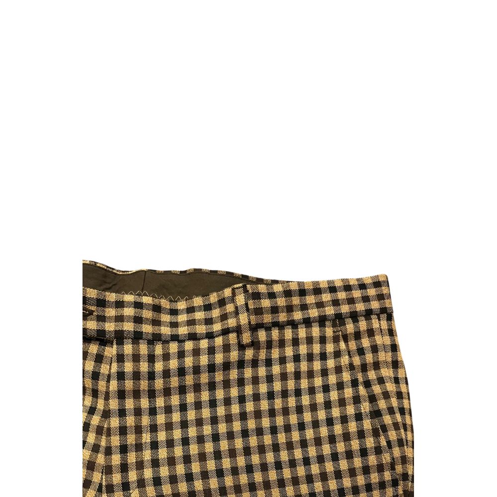 Roberto Pepe Luxury Brown Viscose Men Men's Pant