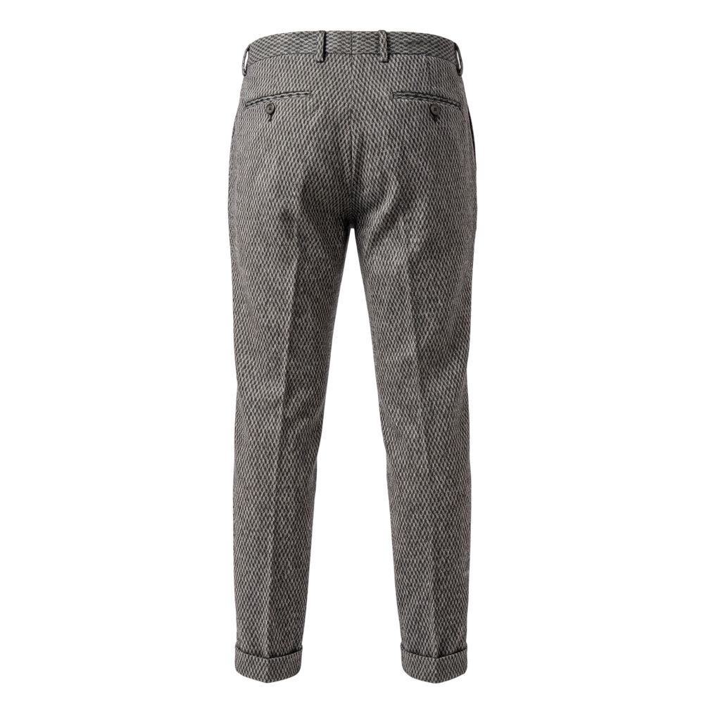 Roberto Pepe Luxury Black Rayon Men Men's Pant