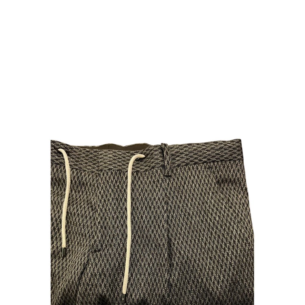 Roberto Pepe Luxury Black Rayon Men Men's Pant