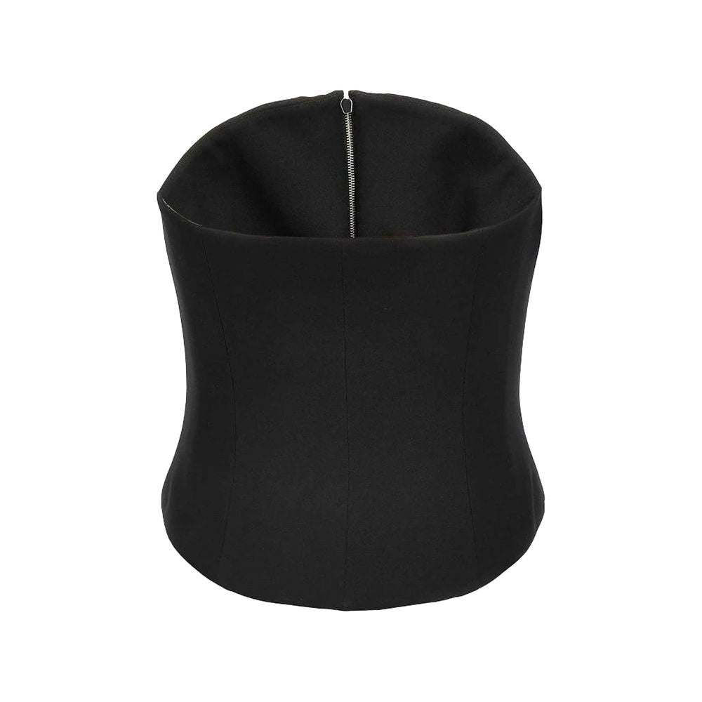 Alexander McQueen Black Wool Oves Aries Women's Corset