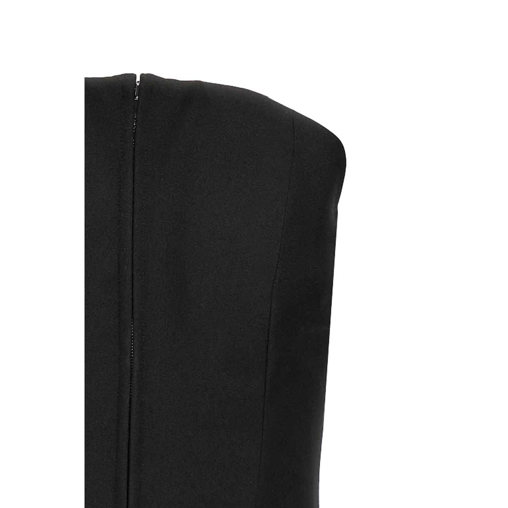 Alexander McQueen Black Wool Oves Aries Women's Corset