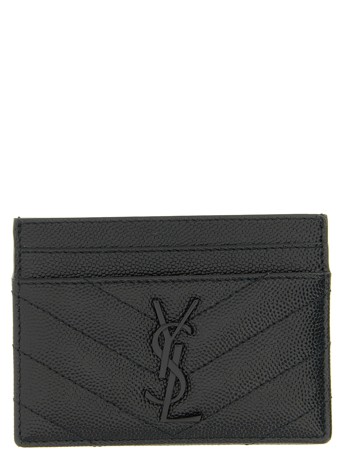 Saint Laurent Black Leather Women's Cardholder
