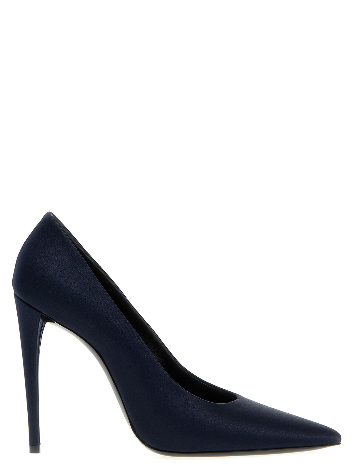 Saint Laurent Blue Polyester High Heel Women's Pumps