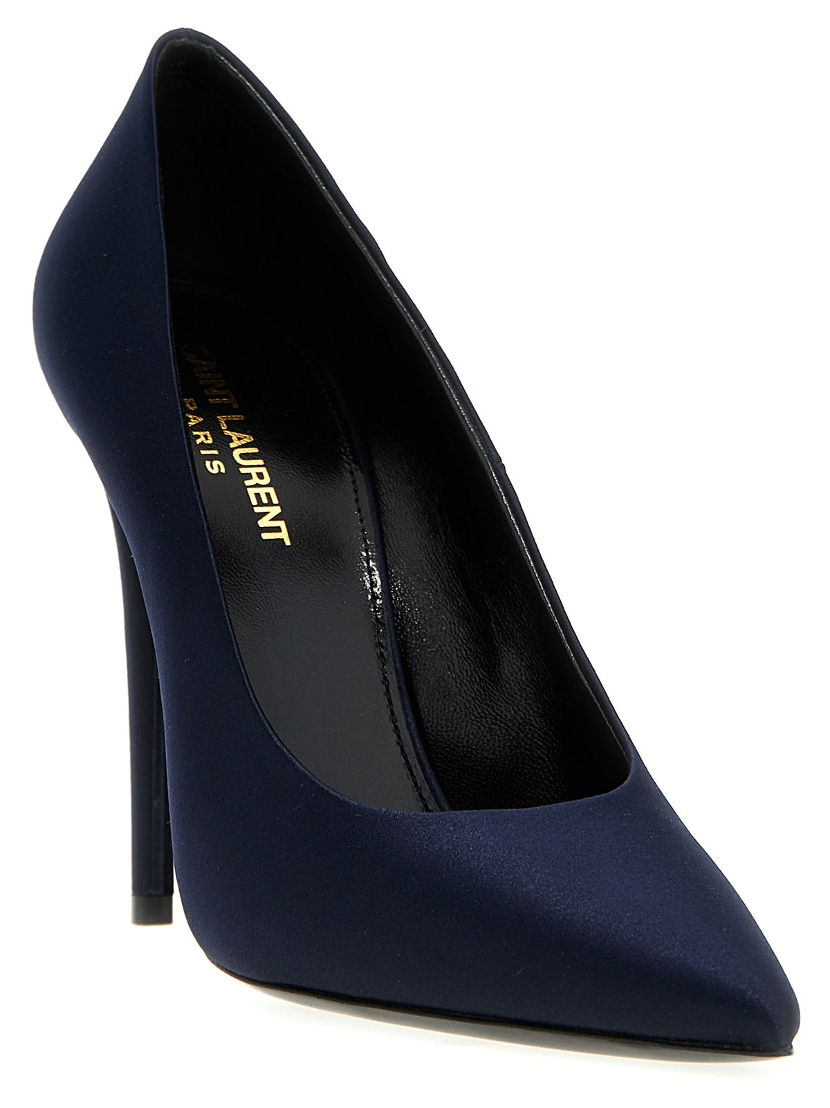 Saint Laurent Blue Polyester High Heel Women's Pumps