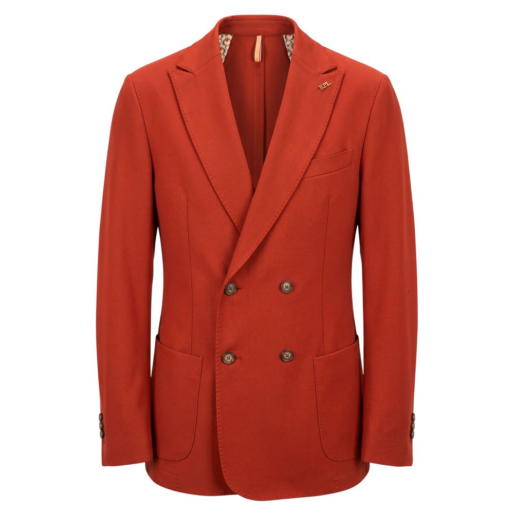 Roberto Pepe Luxury Red Polyester Men Men's Jacket