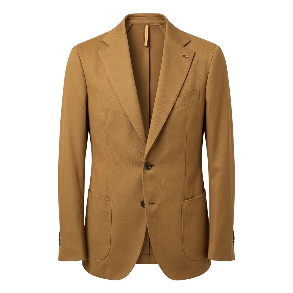 Roberto Pepe Luxury Brown Acetate Men Men's Jacket