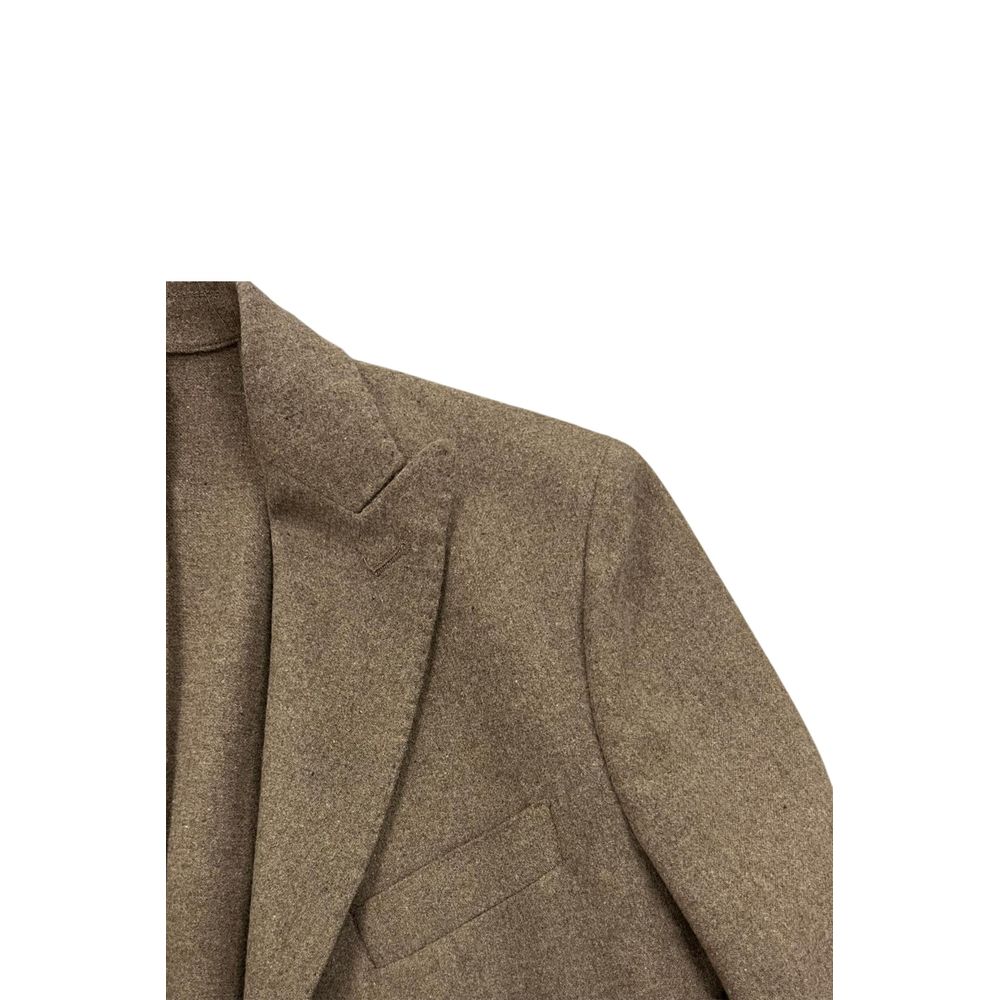 Roberto Pepe Luxury Grey Wool Men Men's Jacket