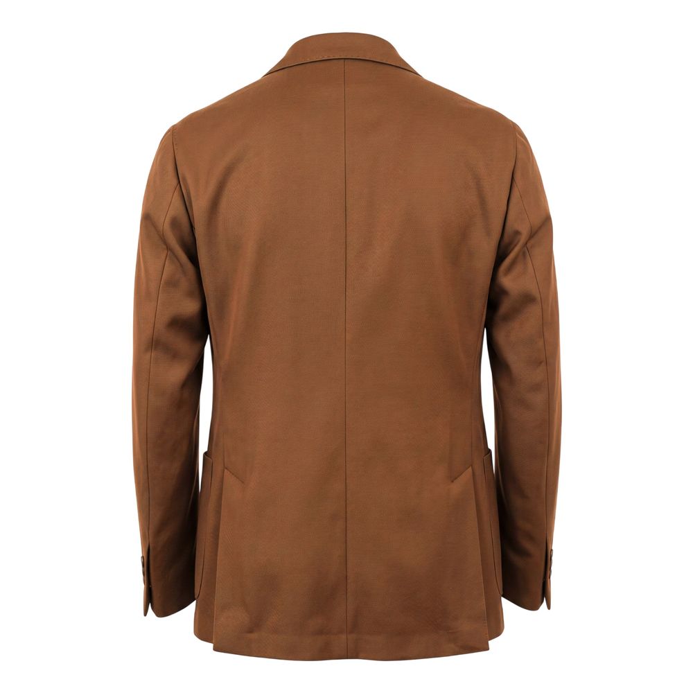 Roberto Pepe Luxury Brown Viscose Men Men's Jacket