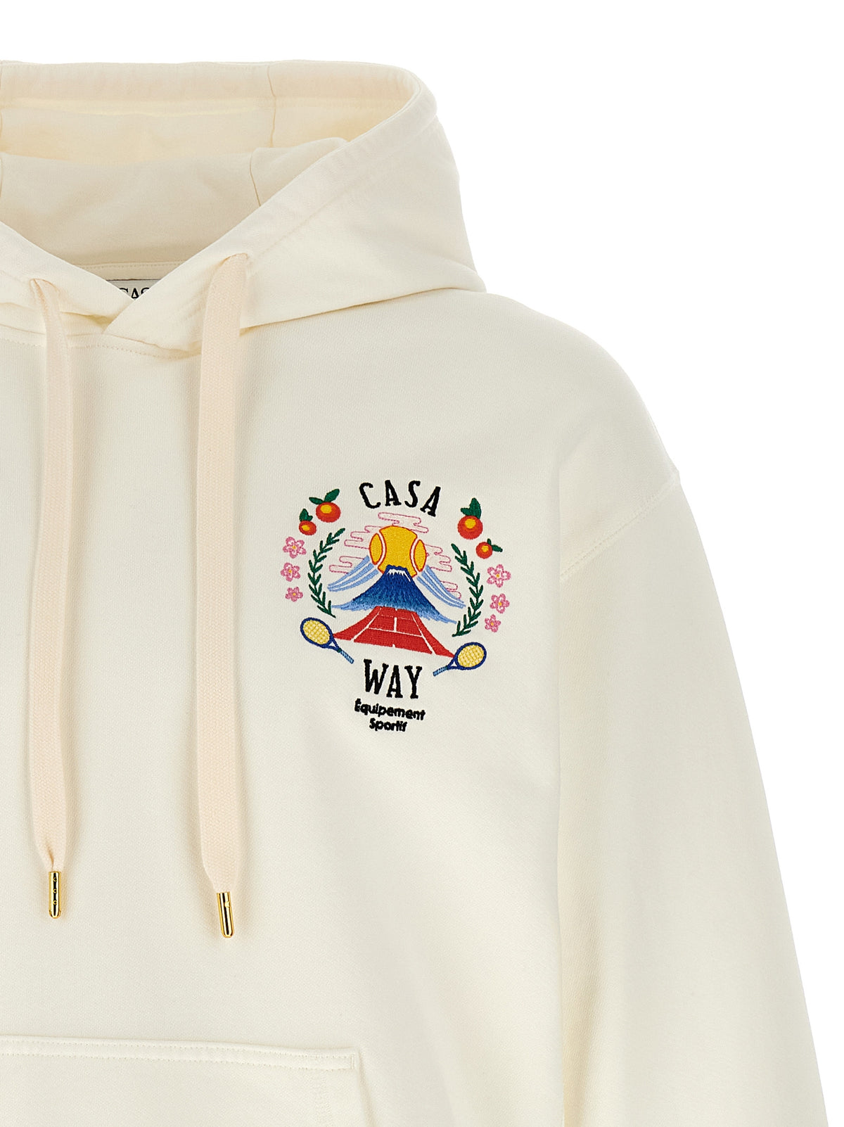 Casablanca White Cotton Men's Sweatshirt