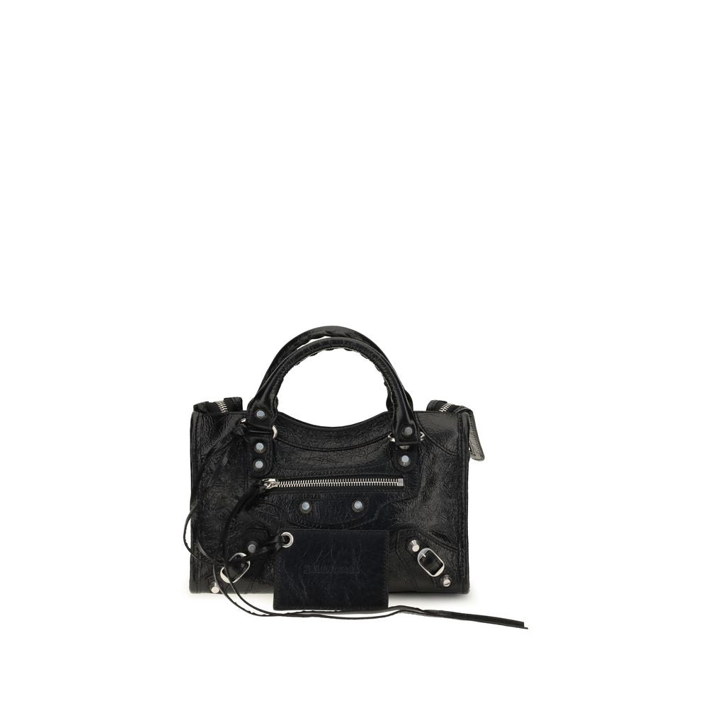 Balenciaga Black Lamb Ovis Aries Shoulder Women's Bag