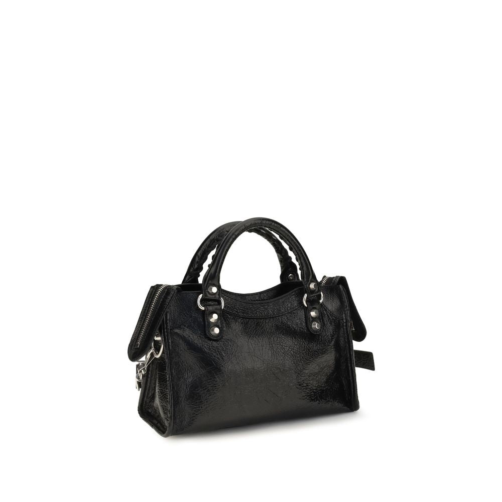 Balenciaga Black Lamb Ovis Aries Shoulder Women's Bag