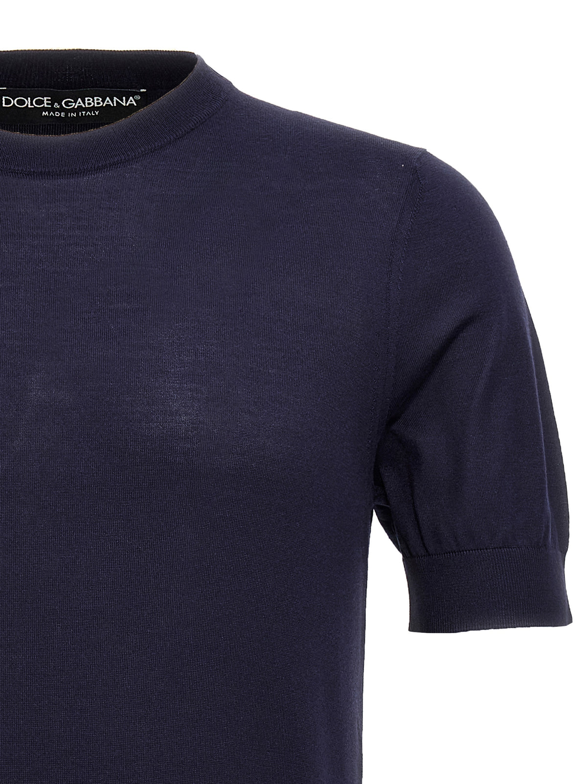 Dolce & Gabbana Blue Silk Men's Cardigan